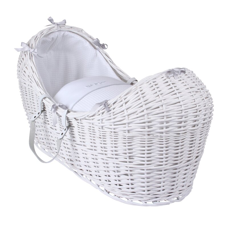 wayfair grey moses basket