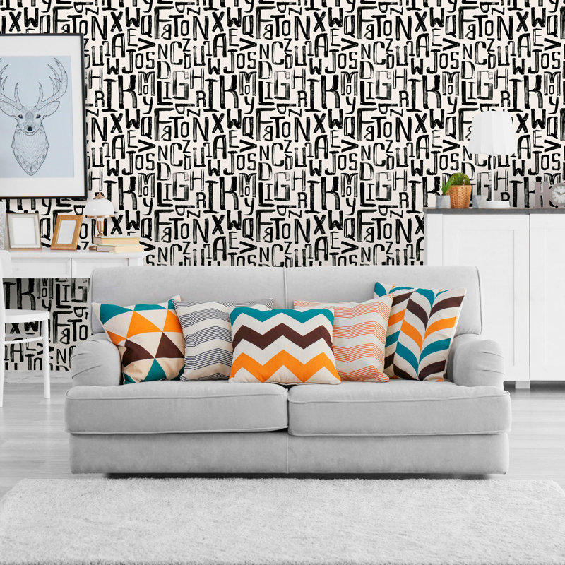 Ivy Bronx Advika Art Deco Themed Removable Peel And Stick Wallpaper Panel Wayfair