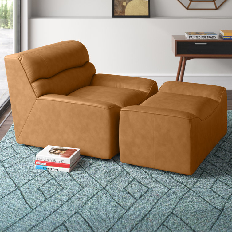 slipper chair ottoman