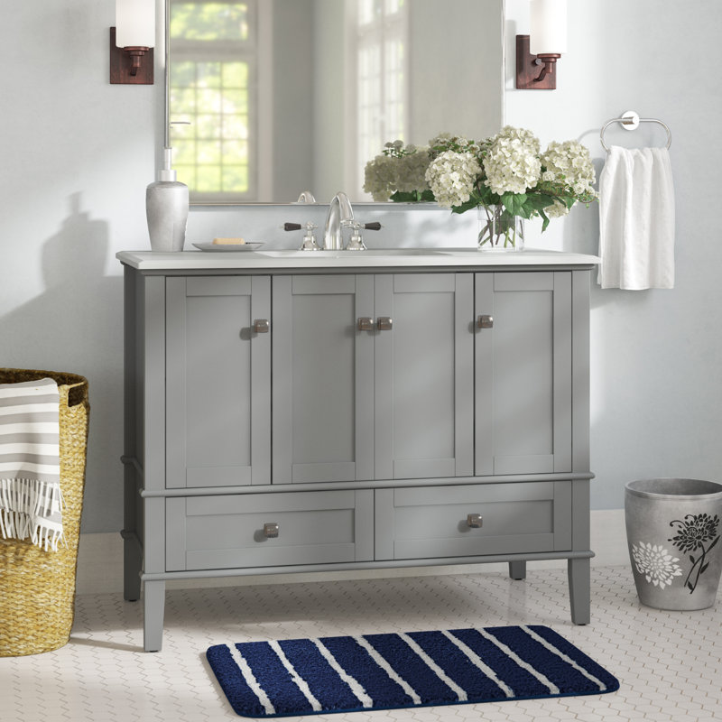 Winston Porter Grassmere 43 Single Bathroom Vanity Set Reviews Wayfair