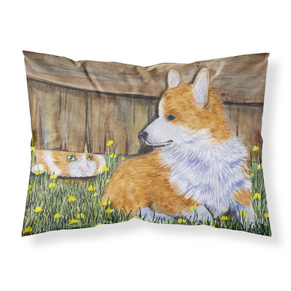 East Urban Home Corgi Moisture Wicking Pillowcase Wayfair