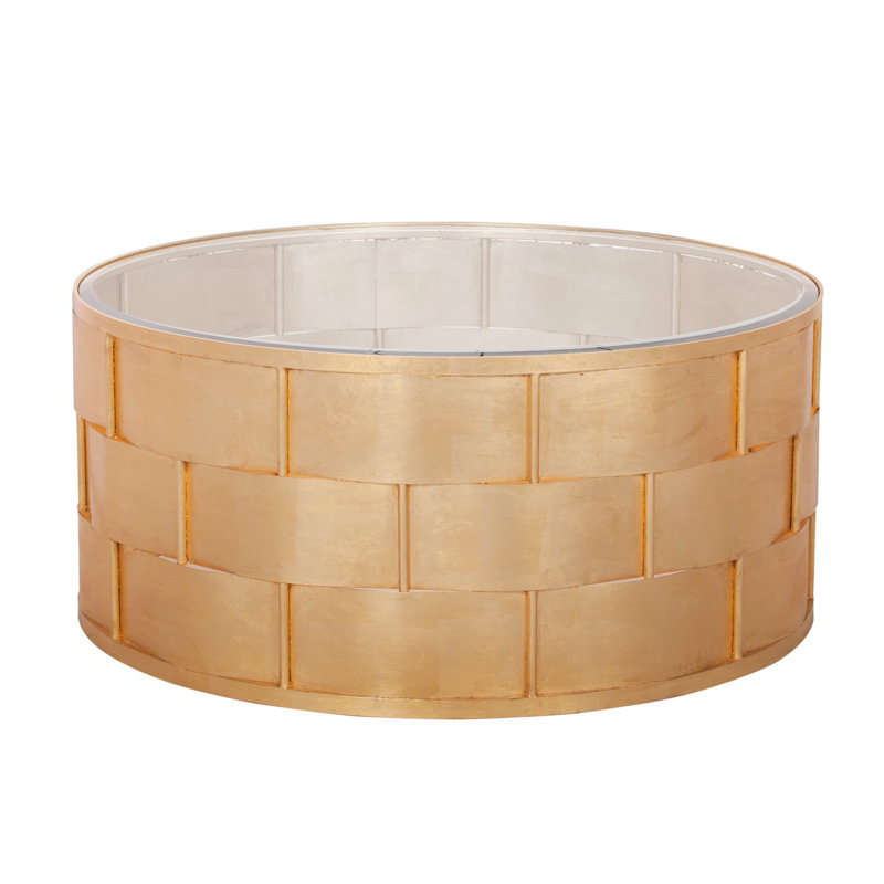 Worldsaway Basketweave Coffee Table Wayfair Worldsaway Basketweave Coffee Table