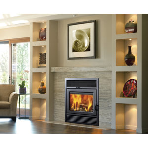 Galaxy Zero Clearance Semi-Classic Wood Burning Fireplace Insert