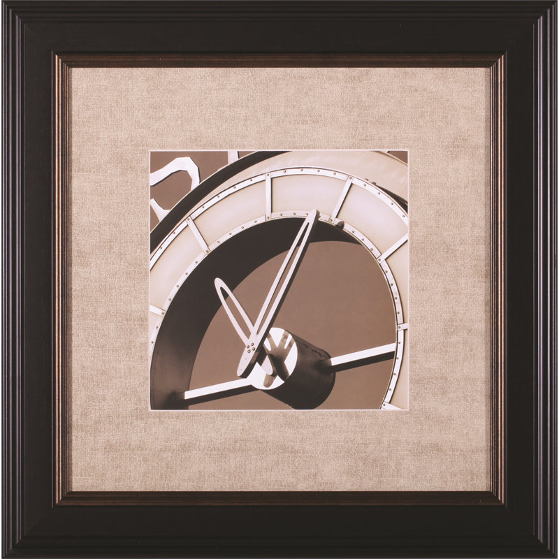 Art Effects Clock Iv By Doug Hall Framed Photographic Print Wayfair