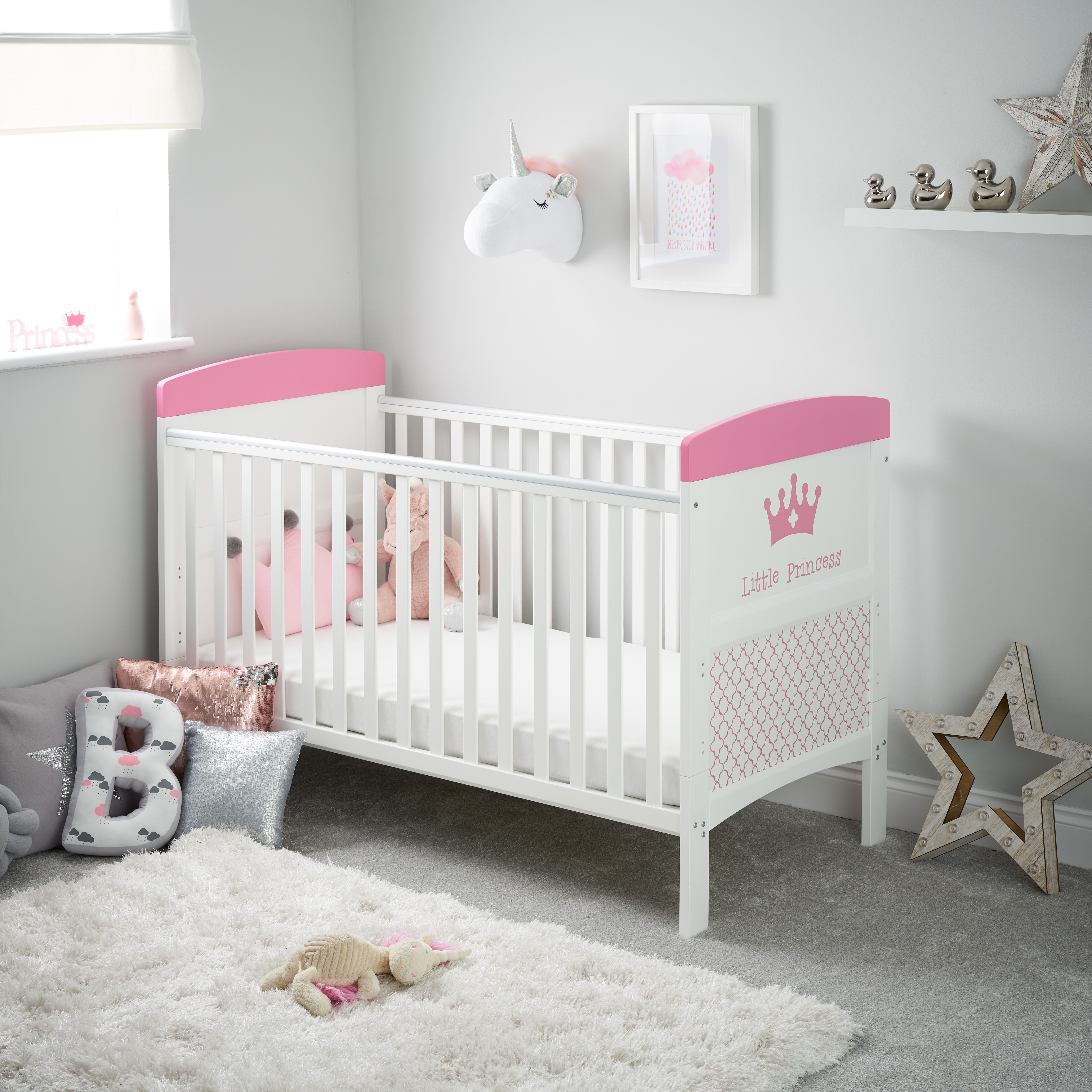 obaby cot bed with mattress