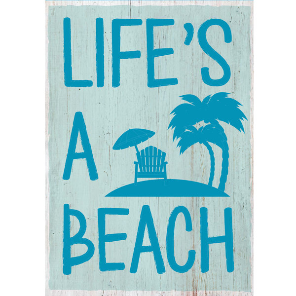 Everything/'s Gonna Be Alright Tropical Beach Wall Sign Inspirational Home Decor