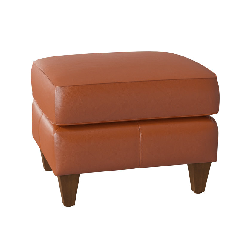 Omnia Leather Skyline 24 Genuine Leather Rectangle Standard Ottoman Wayfair