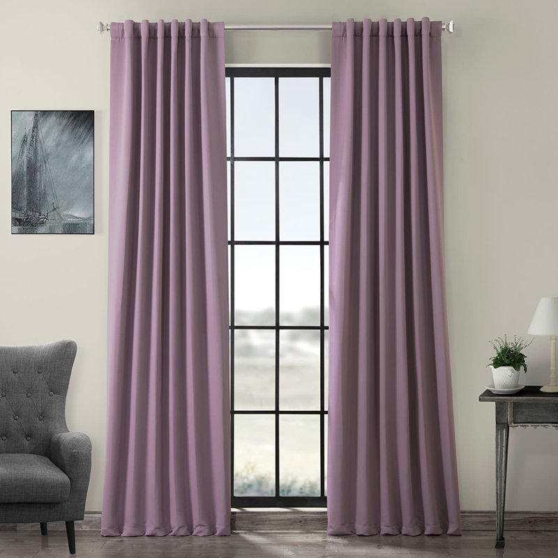 Darby Home Co Jarimannos Solid Color Blackout Rod Pocket Curtains