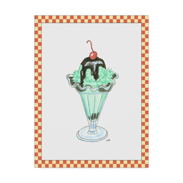 Winston Porter Ice Cream Parlor Iii Acrylic Painting Print On