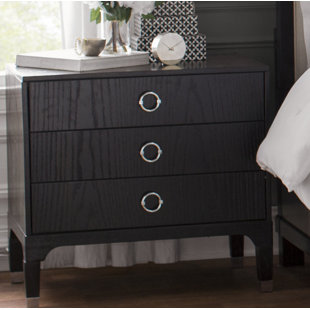 Go to store & view more images Gerald 3 Drawer Nightstand by Langley Street