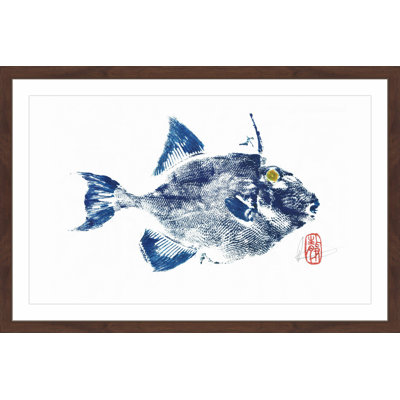 'Blue Is Me' Framed Painting Print