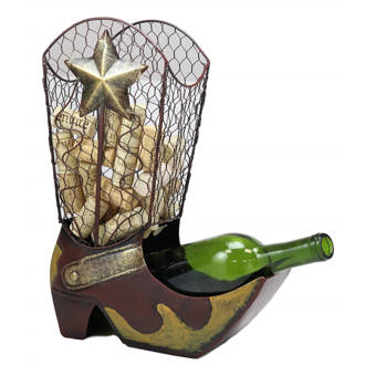 Millwood Pines Seychella Snow Wolf 1 Bottle Tabletop Wine Bottle Rack Wayfair