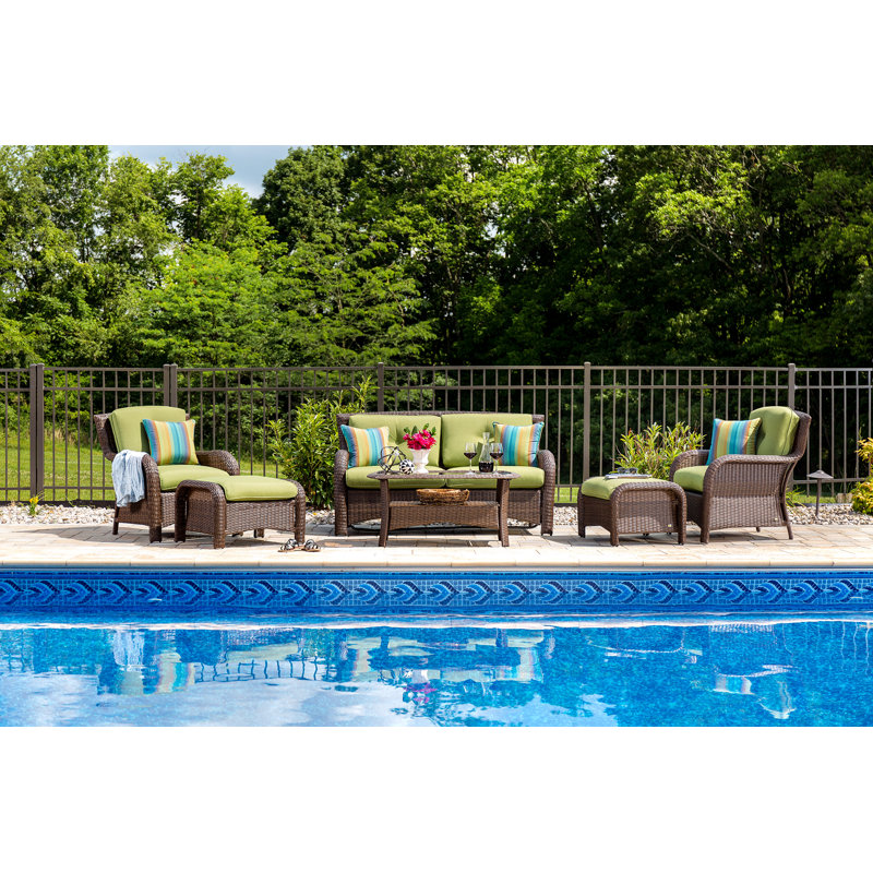 La Z Boy Sawyer 6 Piece Sunbrella Sofa Seating Group With Sunbrella Cushions Reviews Wayfair