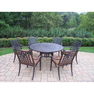 Go to store & view more images Vandyne 7 Piece Round Dining Set with Cushions by Darby Home Co