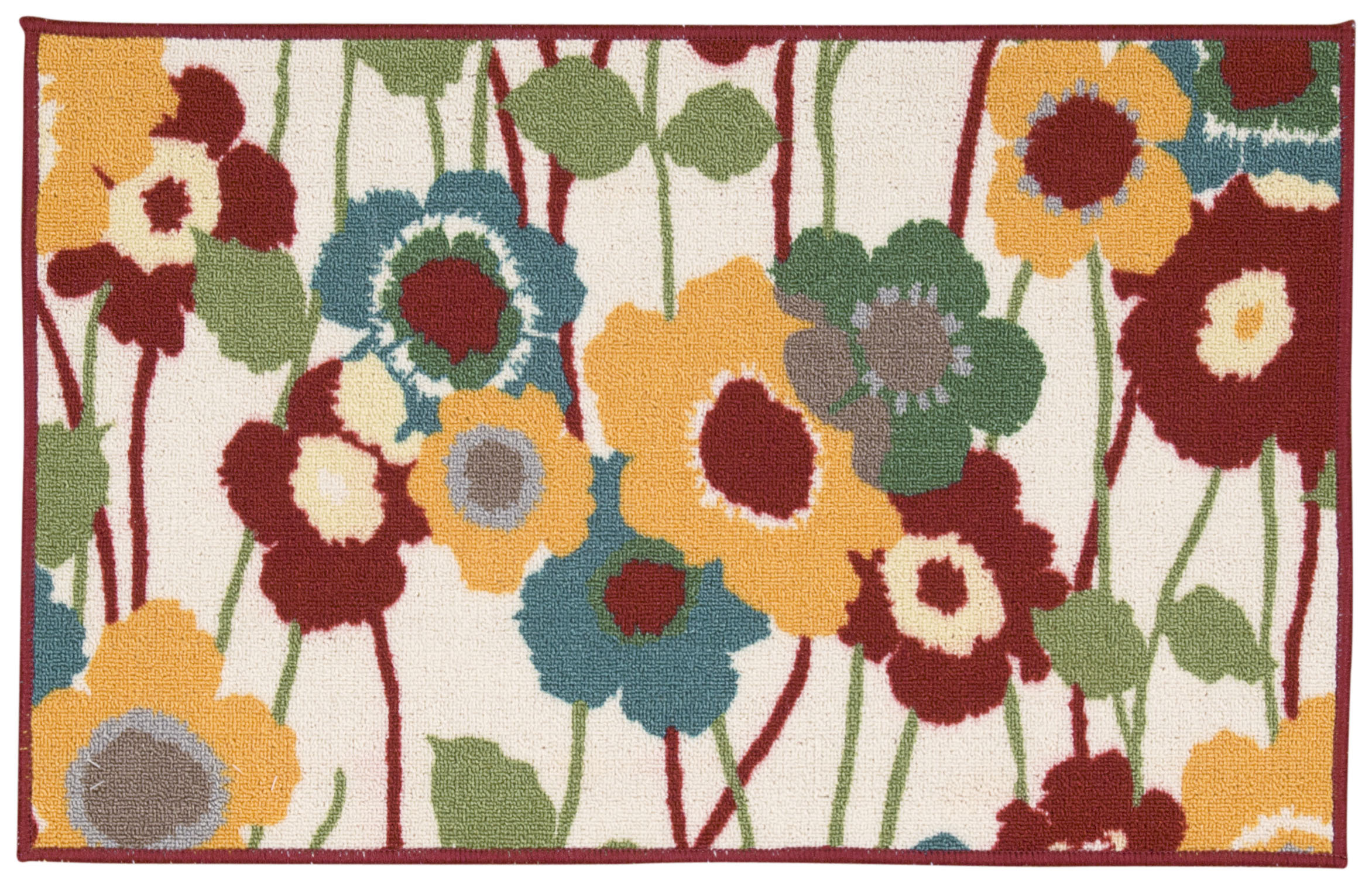 Waverly Fancy Free Easy Pic A Poppy Beige Brown Orange Area Rug Wayfair