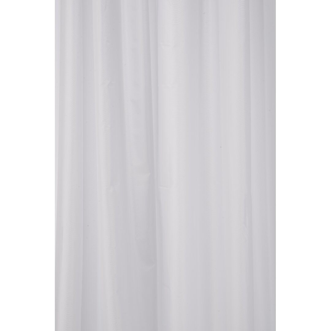 Plain Polyester Shower Curtain gray,white