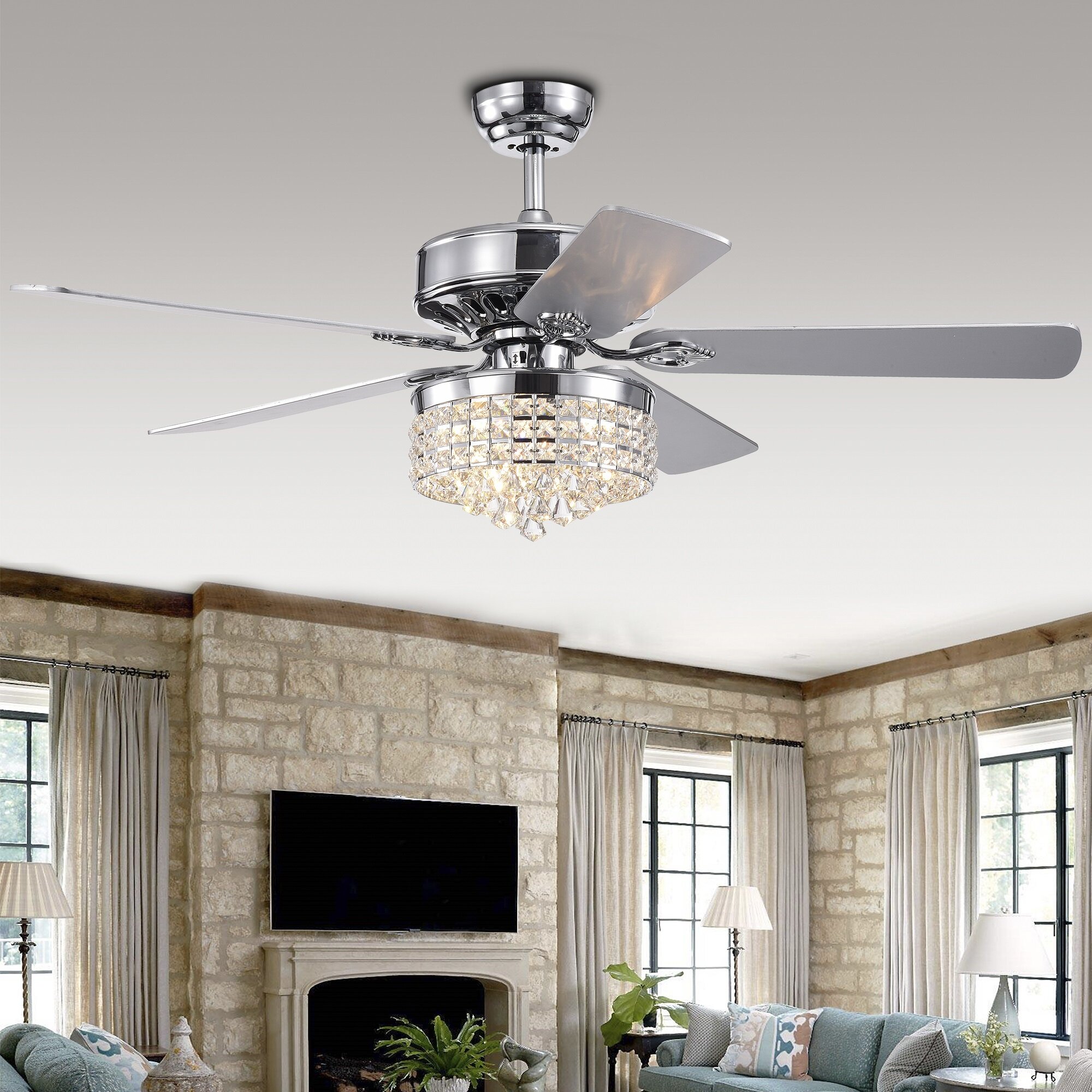 House Of Hampton 52 Colmont 5 Blade Ceiling Fan With Remote