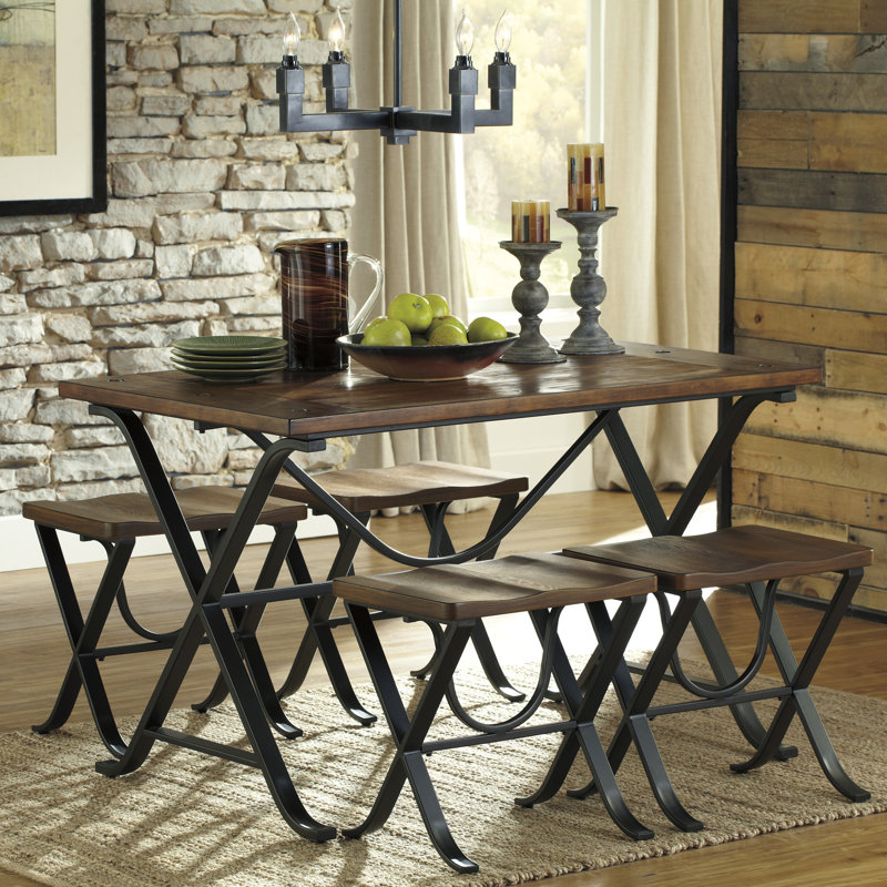 loon peak jaden 5 piece dining set & reviews | wayfair loon peak jaden 5 piece dining set & reviews | wayfair