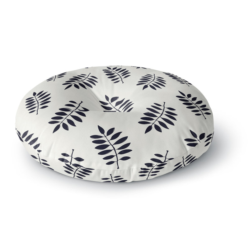 East Urban Home Laurie Baars Pagoda Leaf Small Round Floor Pillow Wayfair.ca
