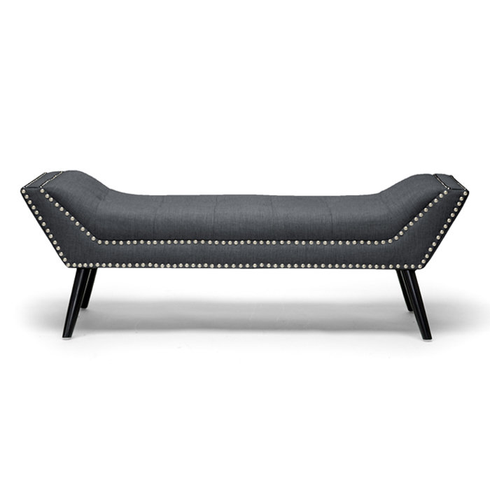 Wholesale Interiors Baxton Studio Upholstered Bedroom Bench ... Wholesale Interiors Baxton Studio Upholstered Bedroom Bench ...