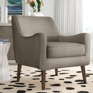 grey armchair