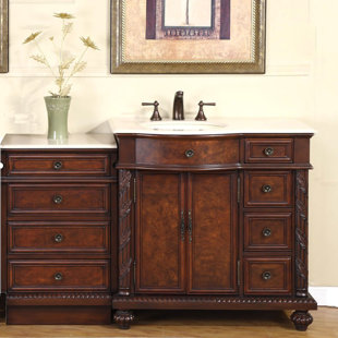 56 Inch Bathroom Vanity Wayfair Butler 56 Single Bathroom Vanity Set