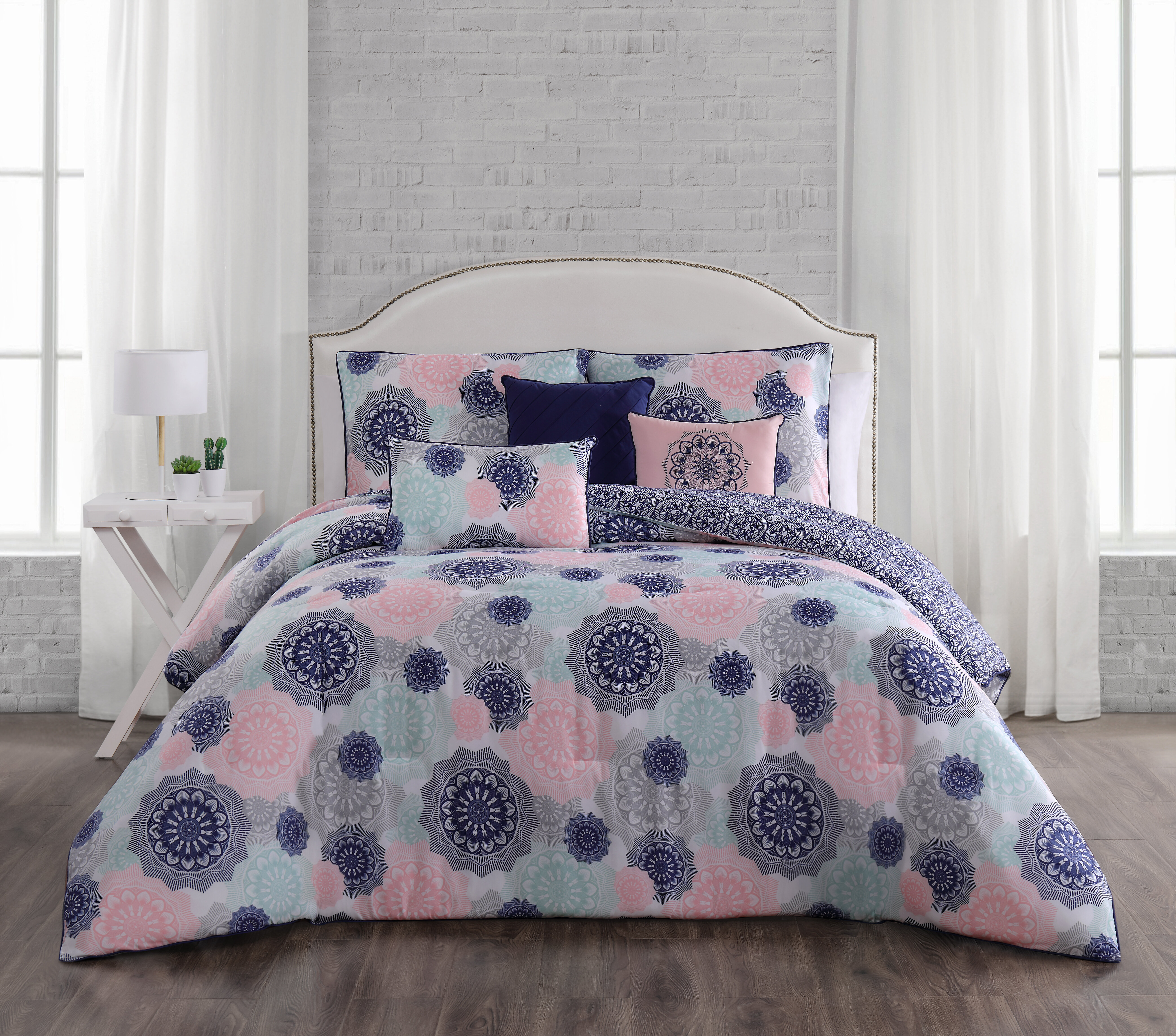 reversible comforter sets queen