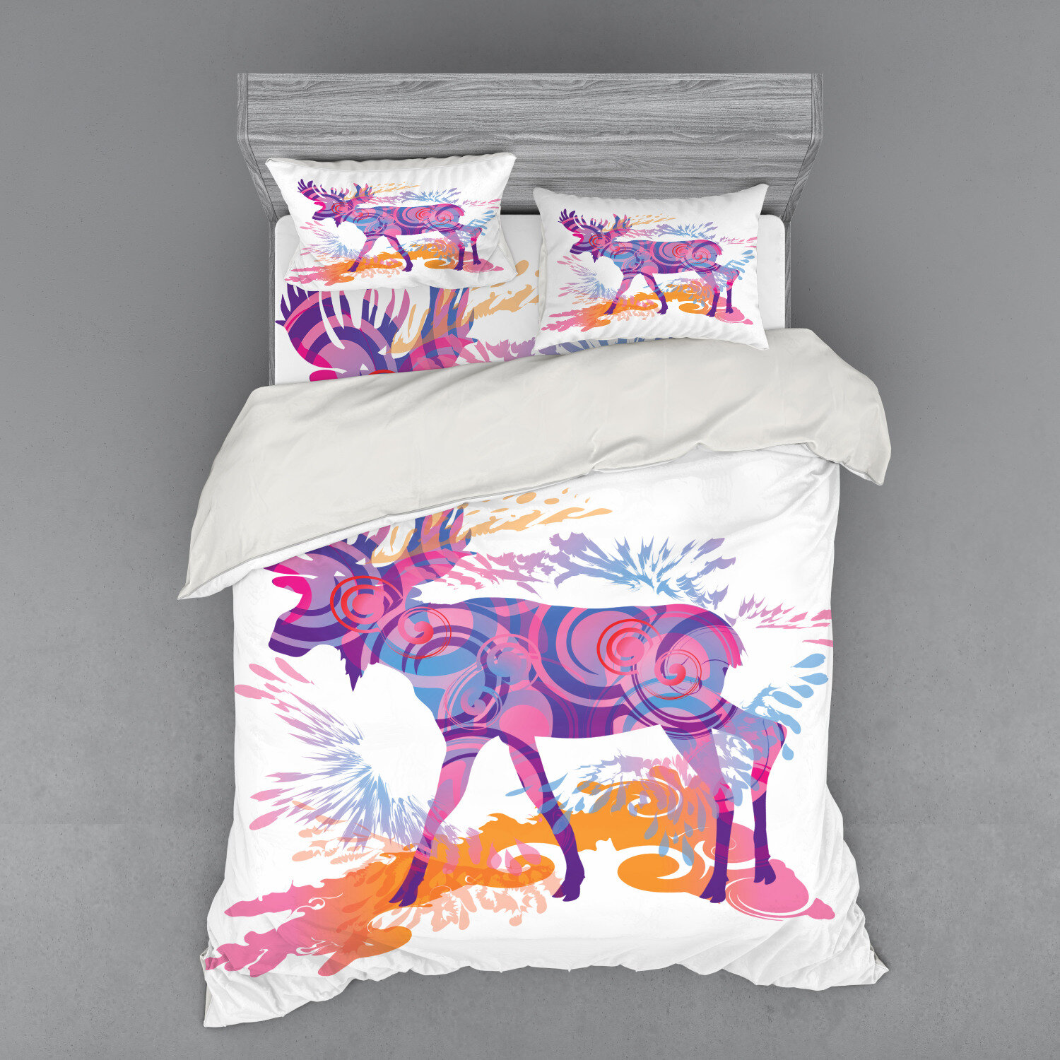 East Urban Home Moose Duvet Cover Set Wayfair