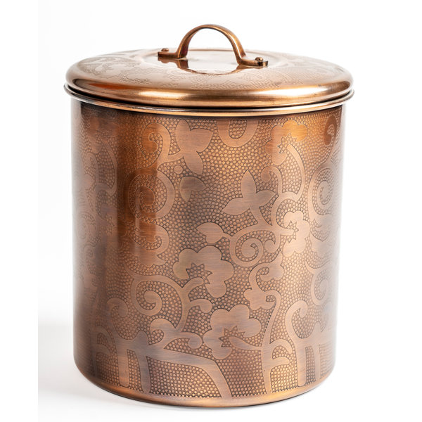 Coffee Storage Canister Kitchen Canisters Jars Pots Jar Vintage Metal Cream