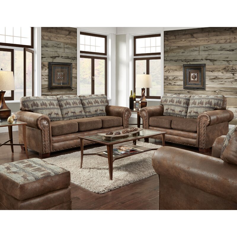 Loon Peak® Raegan 4 Piece Living Room Set & Reviews | Wayfair