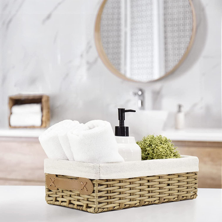 Brown Bathroom Toilet Paper Storage 2 Pack Decorative Woven Storage Baskets for Shelves Wicker Storage Baskets with Liner Small Organizing Basket for Closet Laundry Blankets Towels Baskets Brown Bathroom Toilet Paper Storage 2 Pack Decorative Woven Storage Baskets for Shelves Wicker Storage Baskets with Liner Small Organizing Basket for Closet Laundry Blankets Towels Baskets