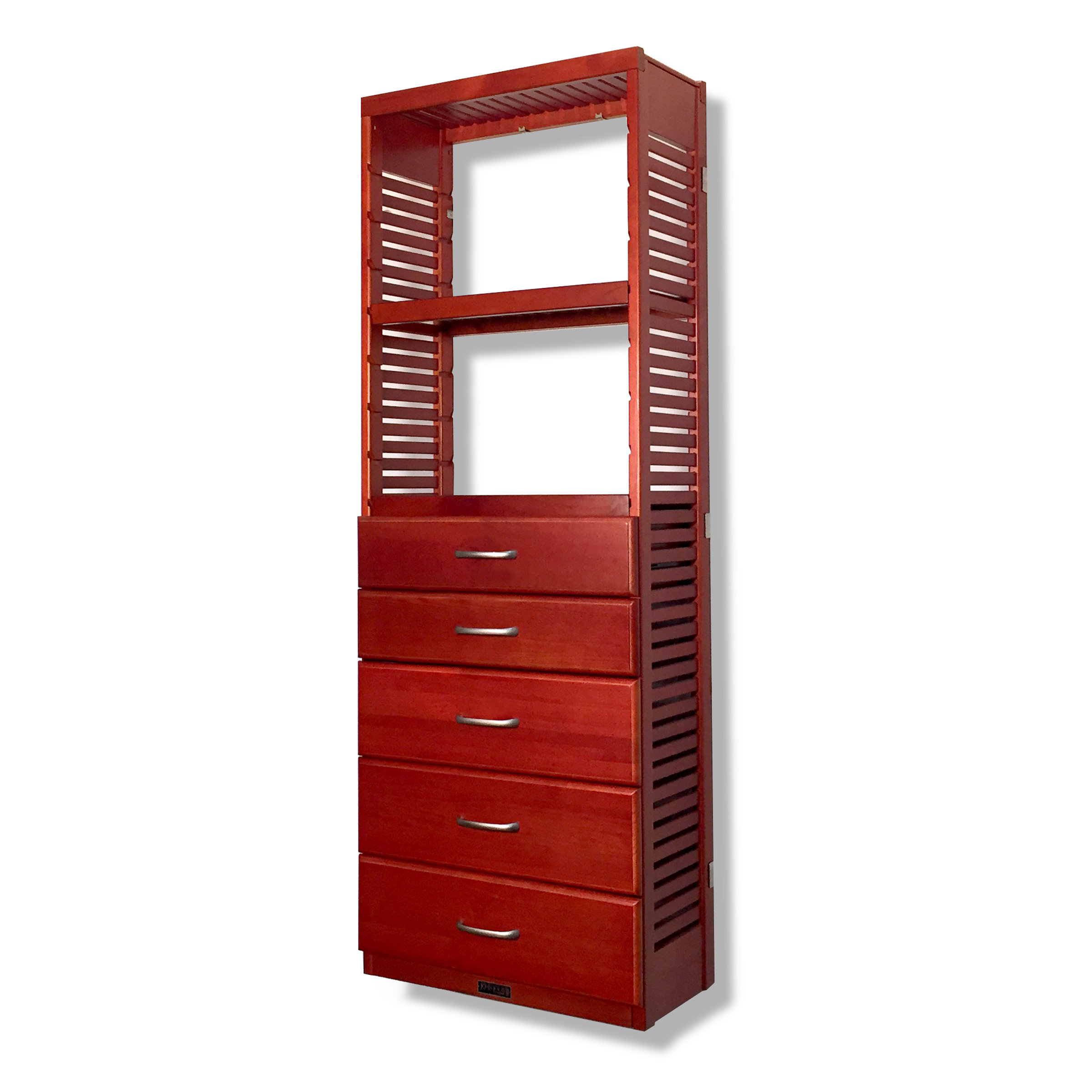 John Louis Home 26 25 W Deep Solid Wood Premier 5 Drawer Storage Solid Wood Premier 5 Drawer Storage
