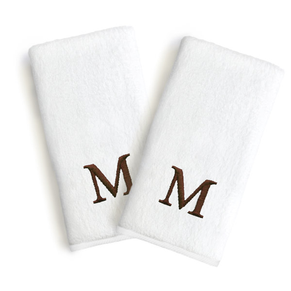 Monogram Letter Towels Wayfair