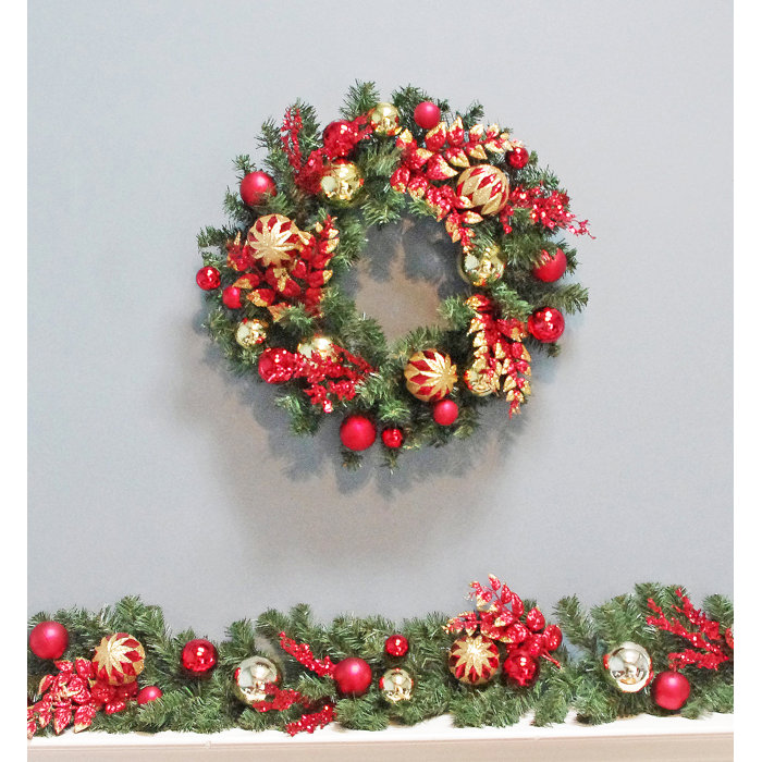 The Holiday Aisle 6' Christmas Decorated Ornament Pinecone Garland