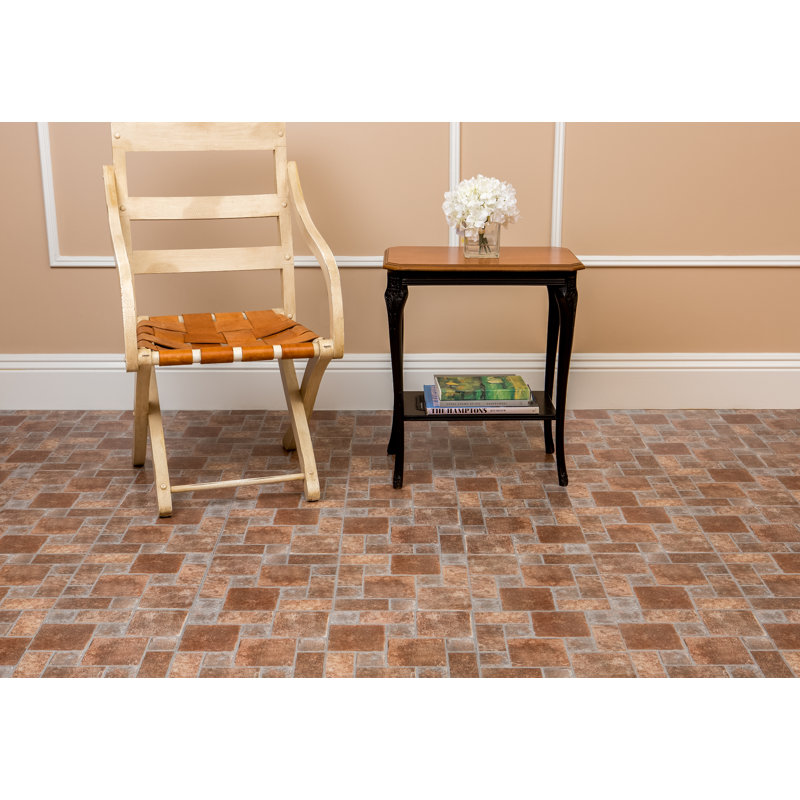 Achim Importing Co Tivoli Brick Pavers 12 X 12 X 1 2mm Luxury