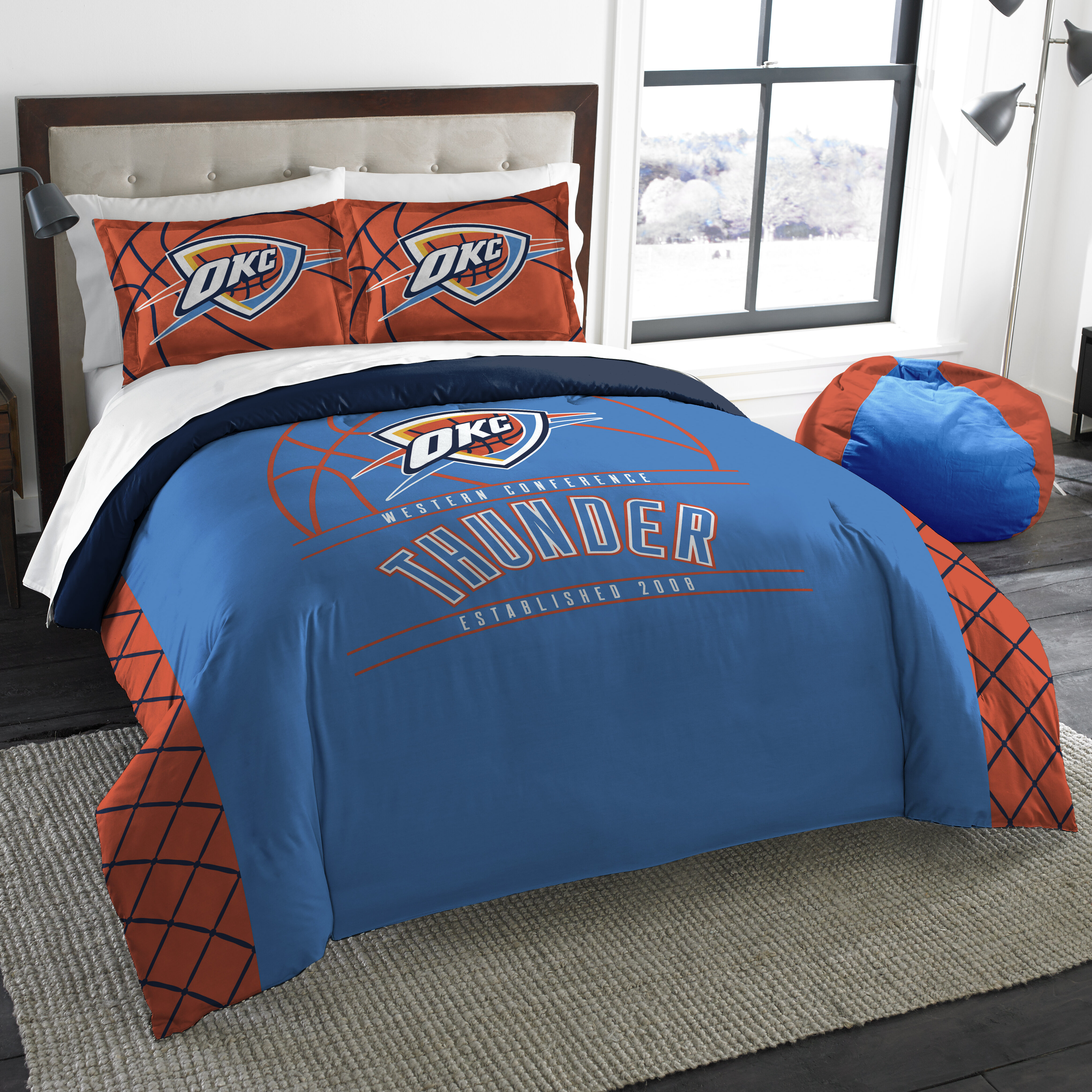 Northwest Co Nba Reverse Slam 3 Piece Full Queen Comforter Set