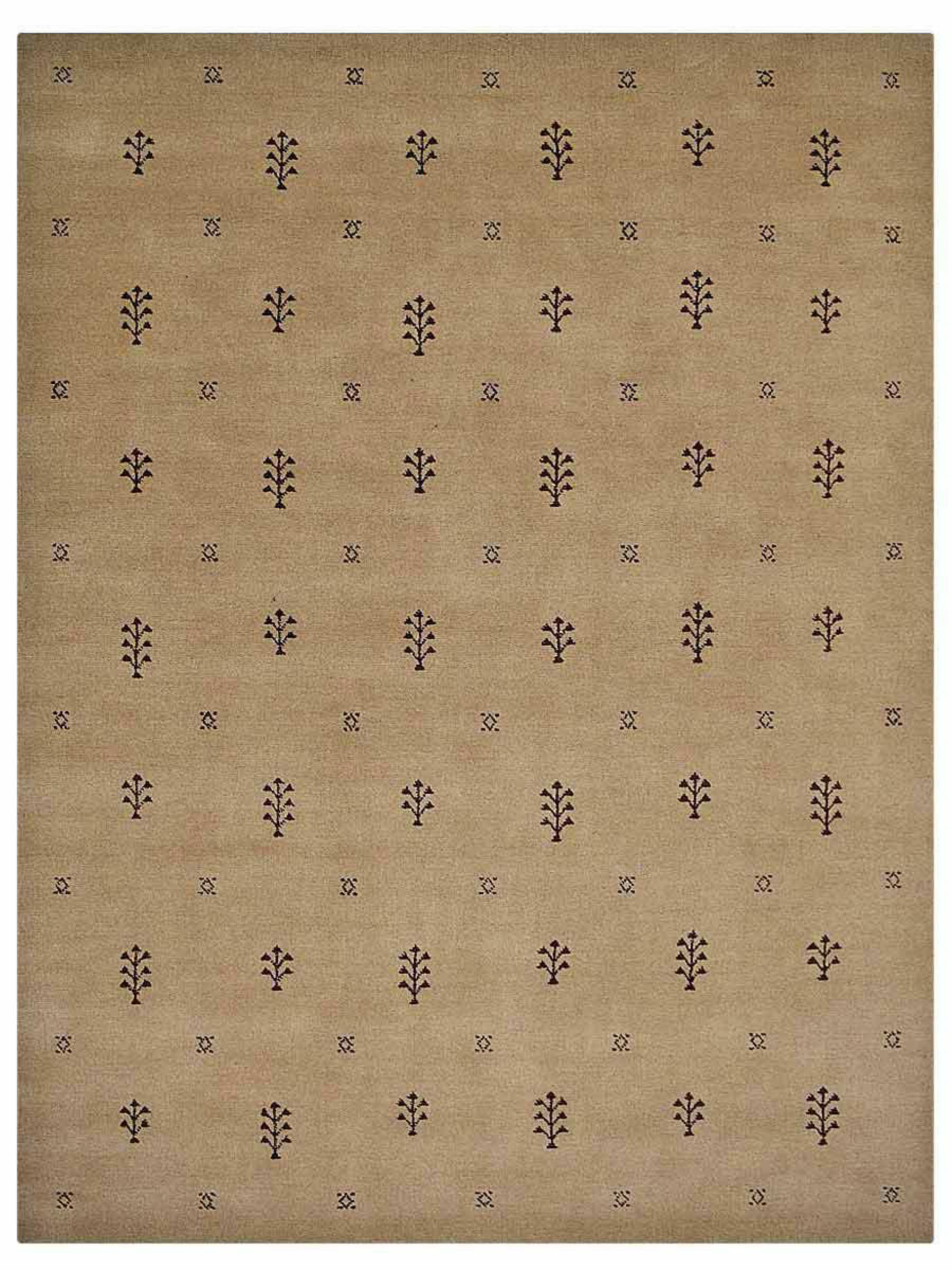 Union Rustic Maggiemae Geometric Hand Knotted Wool Beige Area Rug Wayfair