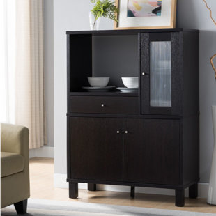 Go to store & view more images Cecere Microwave with Spacious Storage China Cabinet by Winston Porter