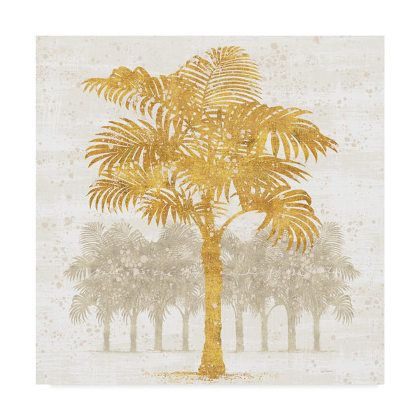 Bay Isle Home Palm Coast Iii Acrylic Painting Print On Wrapped