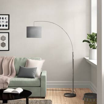 Zipcode Design Bonita 174cm Arched Floor Lamp Reviews Wayfair Co Uk