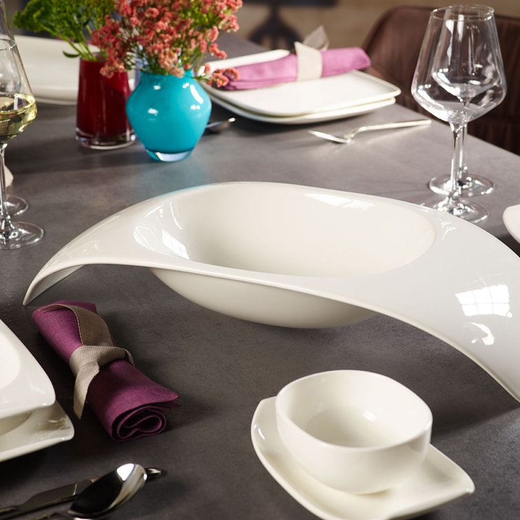 Villeroy & Boch Urban Nature 7-Inch by 4-Inch Teacup Plate/Dessert Boat