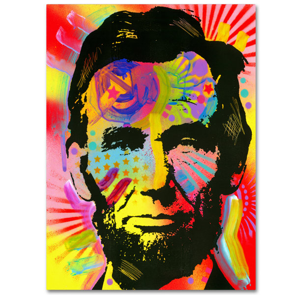 Trademark Art Abraham Lincoln Iii Graphic Art Print On Wrapped