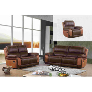 Whicker 3 Piece Living Room Set by Loon Peak