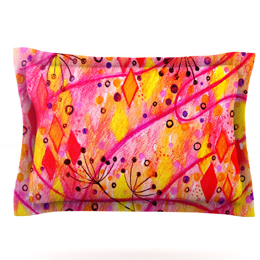 Kess InHouse EBI Emporium Into The Fall Orange Pink Table Runner