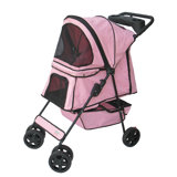 pink cat stroller