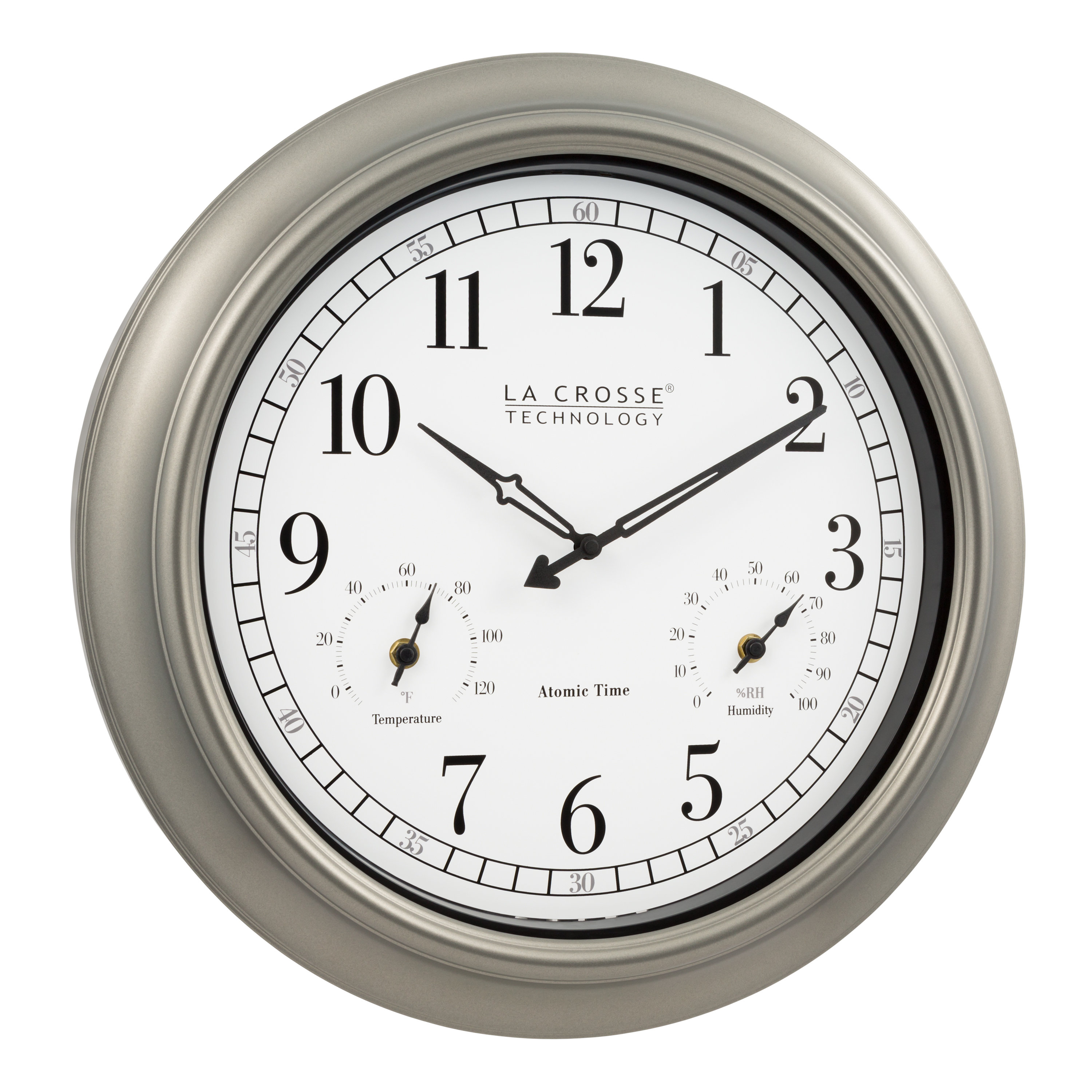 La Crosse Technology 18" Atomic Outdoor Wall Clock Wayfair