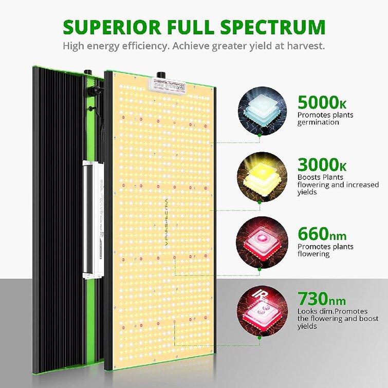 4000W Commercial LED Grow Light Full Spectrum w/Samsung LM301B Veg Bloom Indoor 