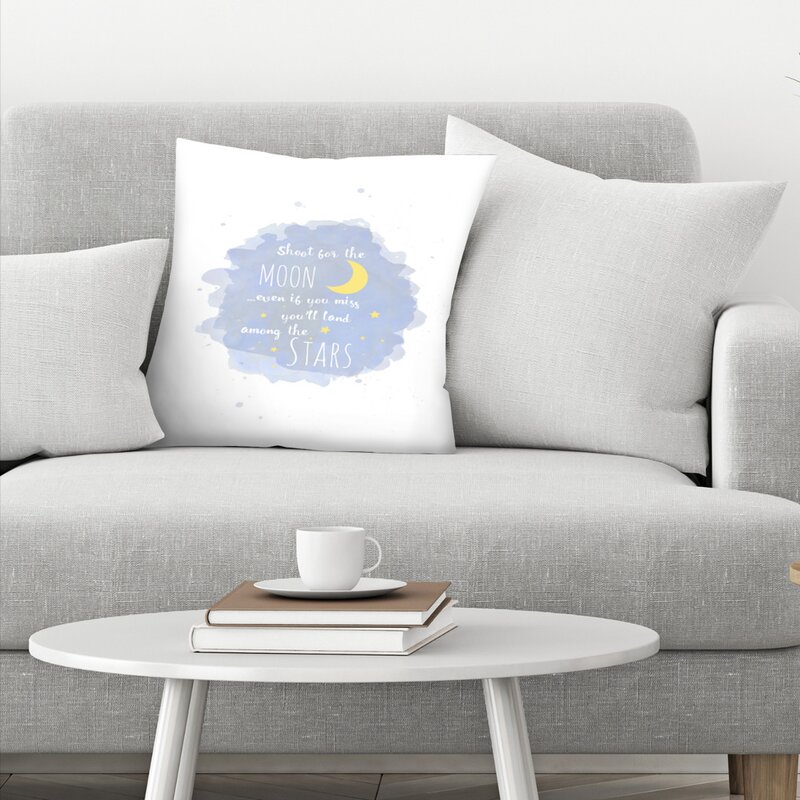 moon decorative pillow