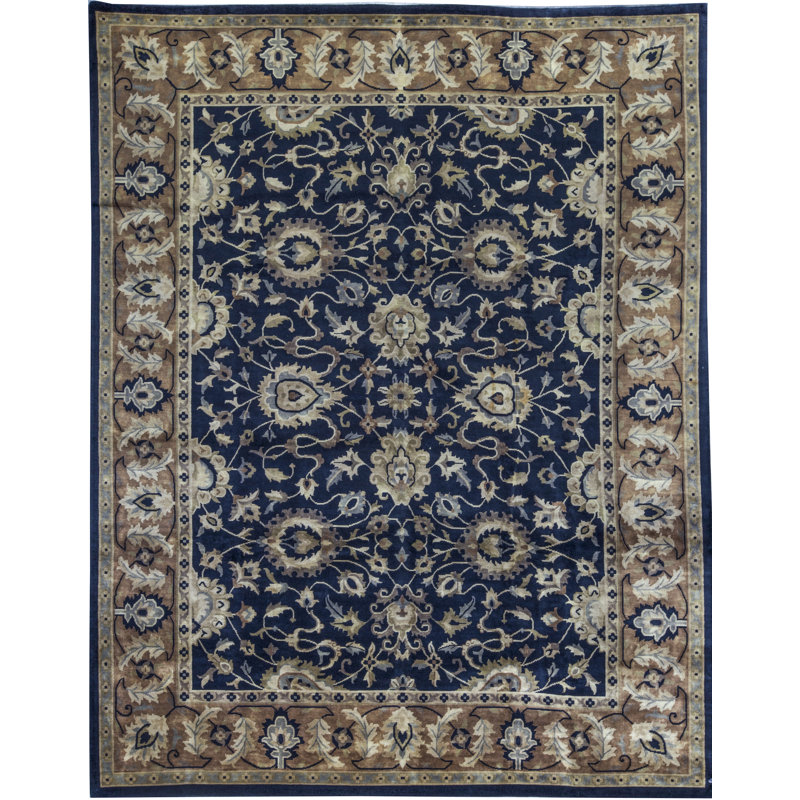 Bokara Rug Co Inc Himalayan Oriental Hand Knotted Wool Black Brown Area Rug Wayfair Ca