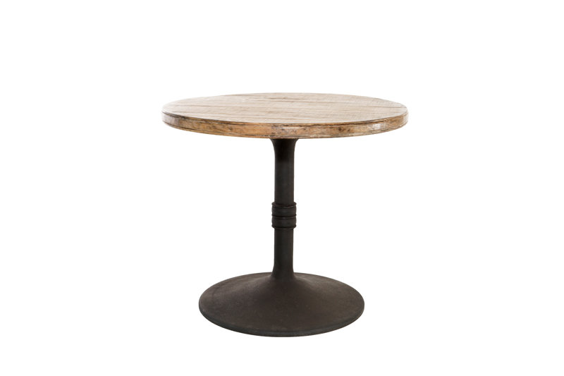 (Incomplete top only)Oryana Pine Round Table Size: Counter Height (36\" Height), Table Top Color: Antique Natural